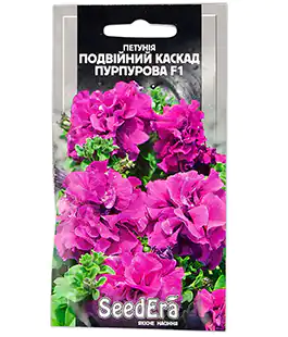 Изображение Семена цветов Петуния Двойной каскад пурпурная F1