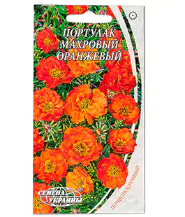 Изображение Семена цветов Портулак махровый Оранжевый