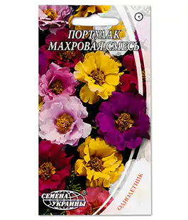 Изображение Семена цветов Портулак махровый Смесь