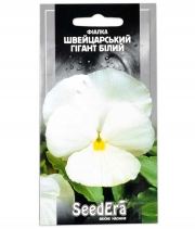 Изображение товара Семена цветов Виола Швейцарский гигант белый 