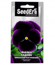 Изображение товара Семена цветов Виола садовая Швейцарский гигант фиолетовая