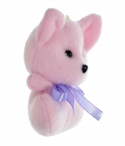 Мягкая игрушка для букетов Мини Котик розовый 10см