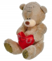 Мягкая игрушка Мишка Тедди  с сердцем 
