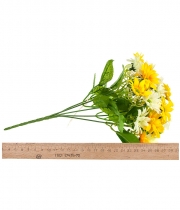 Букет хризантем желто-белых XD017