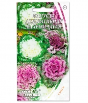 Изображение товара Семена цветов Капуста декоративная бахромчатая смесь 