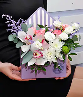 Цветы в коробке - Лавандовое письмо