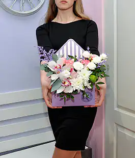 Цветы в коробке - Лавандовое письмо