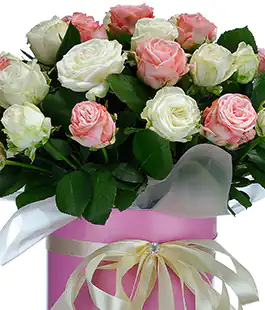 Цветы в коробке - Розовая тишина