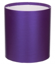 Изображение товара Коробка круглая для цветов слива перламутр из бумаги 145/160 без крышки