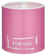 Изображение товара Коробка для цветов пластиковая FOR YOU розовая100/100