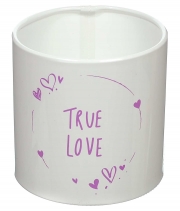 Изображение товара Коробка для квітів пластикова TRUE LOVE фіолетова 100/100