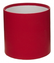 Изображение товара Коробка круглая для цветов красная из бумаги 100/100 без крышки