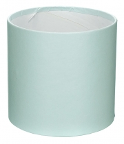 Изображение товара Коробка круглая для цветов голубая из бумаги 100/100 без крышки