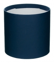 Изображение товара Коробка кругла для квітів темно-синя з паперу 100/100 без кришки 