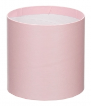 Изображение товара Коробка круглая для цветов св. розовый из бумаги 100/100 без крышки
