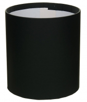 Изображение товара Коробка круглая для цветов черная из бумаги 145/160 без крышки