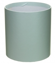 Изображение товара Коробка круглая для цветов из бумаги мятная 145/160 без крышки