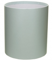 Изображение товара Коробка круглая для цветов из бумаги мятная 180/200 без крышки