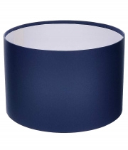 Изображение товара Коробка круглая для цветов темно-синяя из бумаги 220/140 без крышки