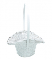 Изображение товара Корзина декоративная шляпная белая 29W1202