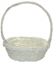 Корзина декоративная белая CR13535-37