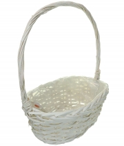 Корзина декоративная белая CR13535-37
