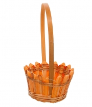 Изображение товара Корзина декоративная оранжевая YF012100/4.5