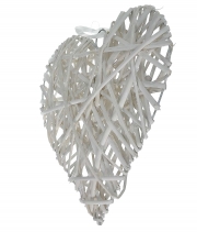 Сердце плетеное JQS19165 белое