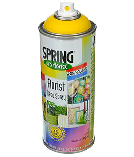 Краска для цветов в баллончиках желтая 080 CHROME YELLOW