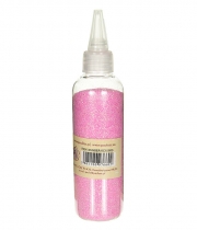 Изображение товара Присыпка для цветов розовая перламутр в бутылочке 80гр.