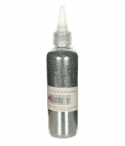 Изображение товара Присыпка для цветов серебро в бутылочке 80гр.