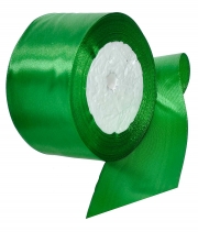 Изображение товара Лента атласная зеленая 50мм А019
