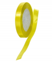 Лента атласная светло-желтая 12мм А015