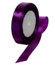 Изображение товара Атласная лента фиолетовая 20 мм А029