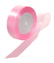 Изображение товара Атласная лента светло-розовая 25 мм А004
