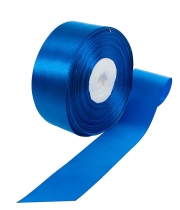 Изображение товара Стрічка атласна синя 40мм