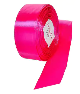 Изображение Стрічка атласна малинова 40мм
