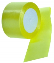 Изображение товара Стрічка атласна жовта 50мм А015