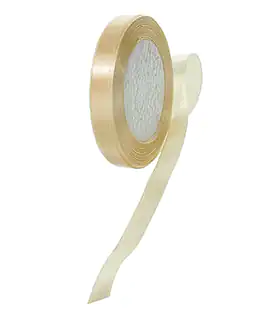 Лента атласная светло-бежевая 12мм А002