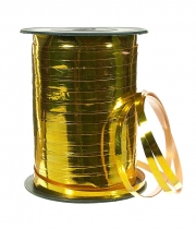 Изображение товара Стрічка поліпропіленова на бобіні золотий металік Shax 5мм