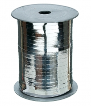 Изображение товара Лента флористическая полипропиленовая серебро металл 5мм