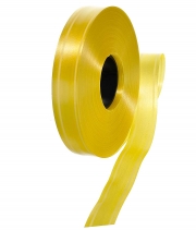 Изображение товара Лента полипропиленовая желтая Белая полоса 20мм