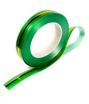 Изображение товара Лента полипропиленовая зеленая люрекс 20мм