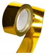Изображение товара Стрічка поліпропіленова золото Shax метал 50 мм