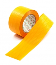 Изображение товара Лента полипропиленовая аспидистра оранжево-желтая 60мм