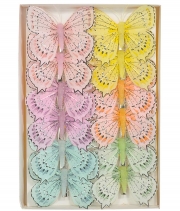 Изображение товара Метелик штучний 8 см на прищіпці М-21