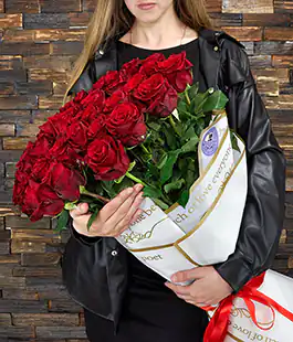 Изображение Букет троянд - Сигнал Серця