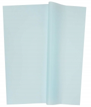 Изображение товара Однотонная матовая пленка для цветов светло-голубой в листах 20 шт.