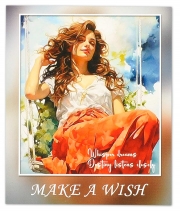 Изображение товара Міні листівка «Make a wish» 11598 10шт.