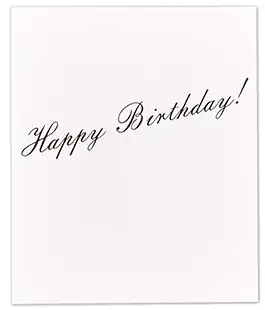 Мини открытка &laquo;Happy birthday!&raquo; 15383 10шт.
